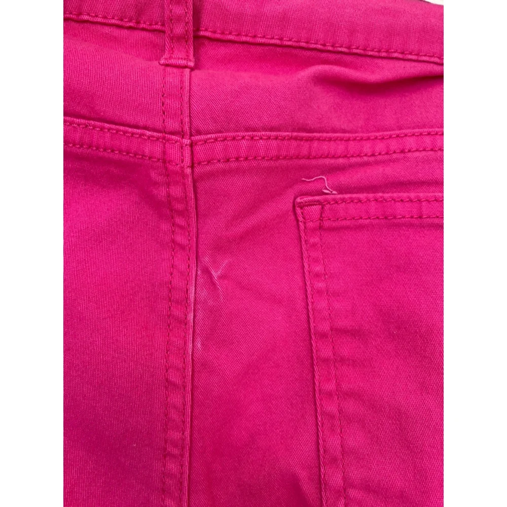 Crown & Ivy Bougainvillea Pink Skinny Jeans Pants Bright Coastal Vaca Resort Y2K - Picture 4 of 8